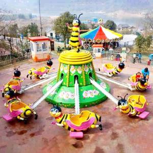 Outdoor Kids Amusement Ride , Self Controlled Bumble Bee Ride