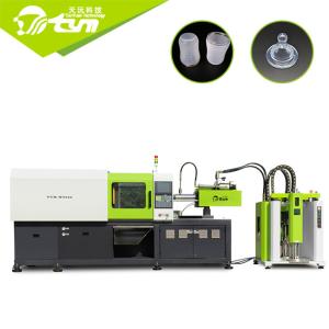 Horizontal Liquid Silicone Rubber Injection Molding Machine Producing Nipple