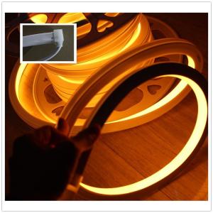 yellow decoration light DC 12V led neon sign square tube light 16*16mm flat