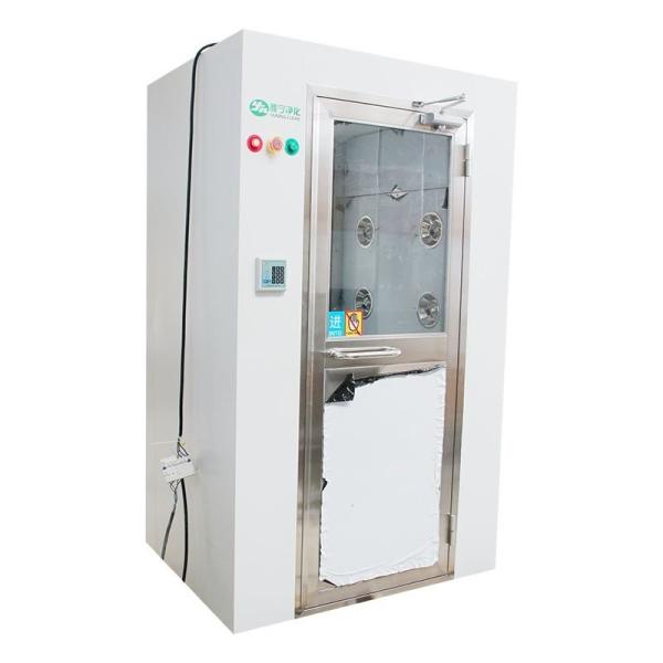 Powder Coating 1.1KW Cleanroom Air Shower Steel Frame