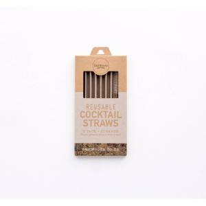 wholesale Custom Printed Stainless Steel Straws kraft Paper Box