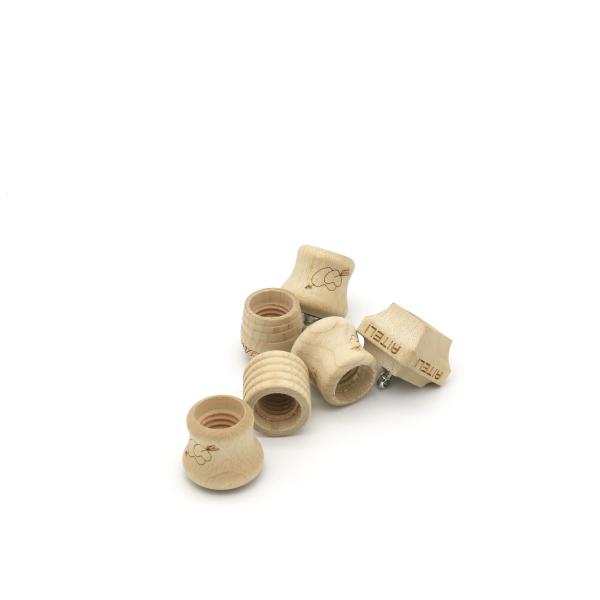 Wooded Perfume Bottle Lid For Car Hanging Perfume Lid Customization