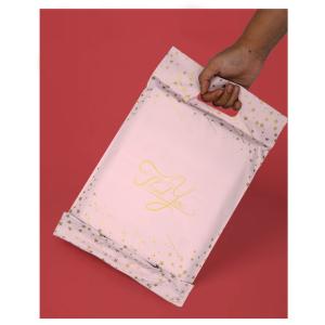Customizable Biodegradable Custom Printed Poly Shipping Bags With Handles