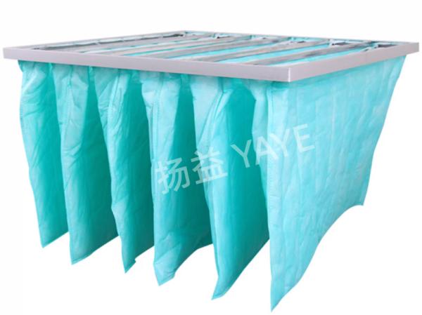 Buy HVAC System Glass Fiber Multi - Pocket Air Filter F6 Efficiency For Greenhouse at wholesale prices