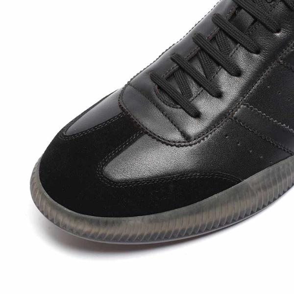 Adult Breathable Euro 39 Size Mens Leather Sneakers Pig Lea Lining