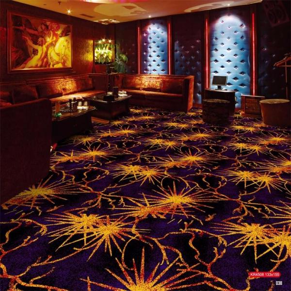 2019 newest gold fireworks pattern Commercial microfiber carpet