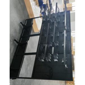 Quality At-0061 Black Bag Display Rack Fixtures 24 Solid Back Full Color Printing for sale