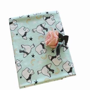 Cartoon Printed Velour Velvet Fabric 150gsm Polyester