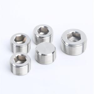China Plain Finish Hexagon Socket Pipe Plugs DIN906 for Building and Construction Projects on sale