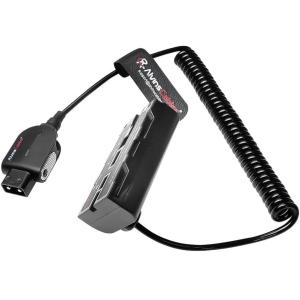 Alvin's NP-F to D-Tap Coiled Cable for SmallHD/Atomos Monitor Power