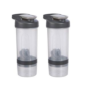 20Ounce Custom Sports Gym Fitness Plastic Shaker Bottles