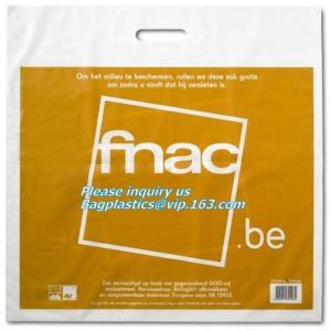 CUSTOMIZED COMPOSTABLE VEST CARRIER BAG, Foldable compostable plastic vest