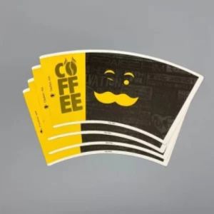 Eco Friendly 100% Biodegradable Single Double PE Coated Paper Fans For Making