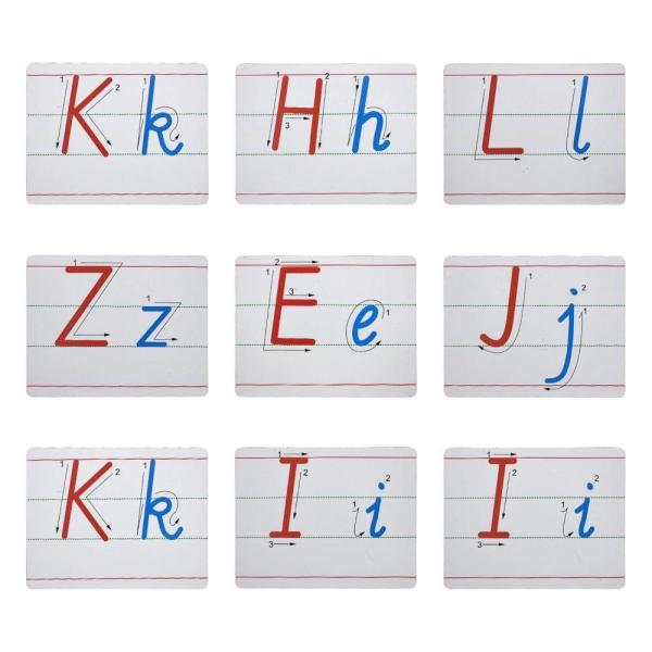 Custom Printing Children's Learning Alphabet Cards Erasable Modern Teacher Aids
