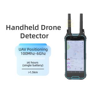 100-6000MHz Detection Range 3km Handheld Drone Detection with Positioning and