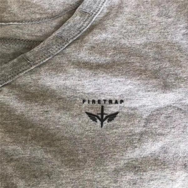 Men'S V Neck Cotton Tee