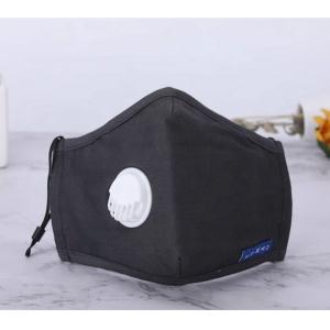 Non Disposable Reusable Woven Fabric Masks With Breathing Valve