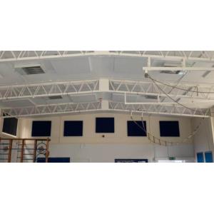 Performance Center Ceiling Fabric Wrapped Acoustic Panels Insulation Sound