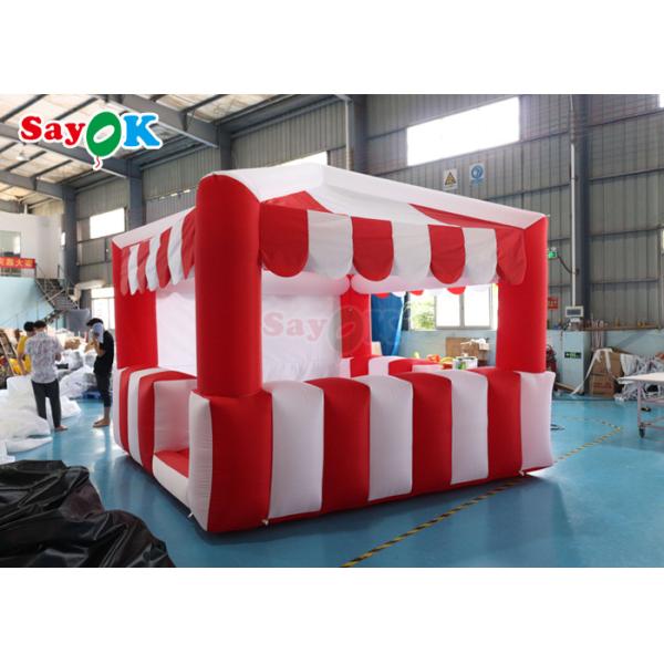 PVC Tarpaulin Inflatable Concession Booth Inflatable Kiosk Carnival Treat Shop