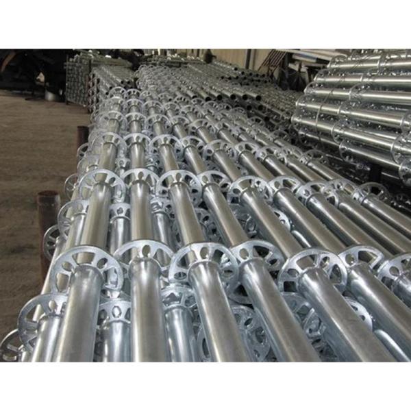 Hot Dip Galvanized Ringlock System Scaffolding Origin Q235 Steel For Construction