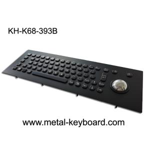 30min MTTR USB PS/2 Stainless Steel Keyboard With Trackball