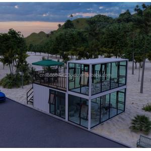 Outdoor Construction Site Prefabricated Modern Design Office Building with