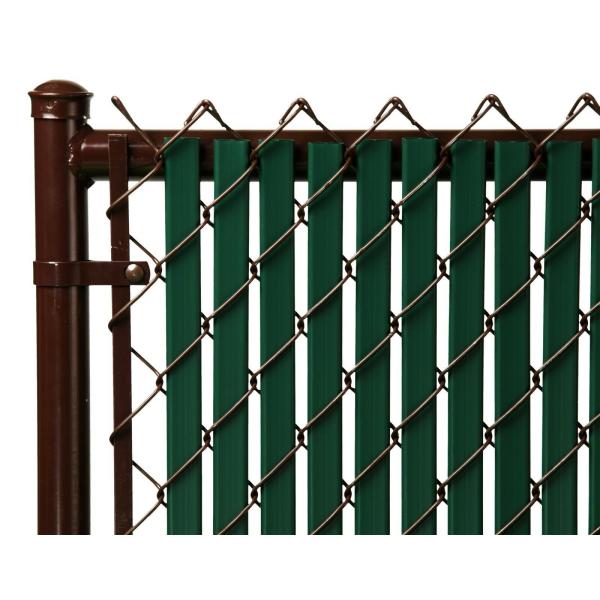 chain link slats hedge slats Single wall bottom locking fence privacy slat for