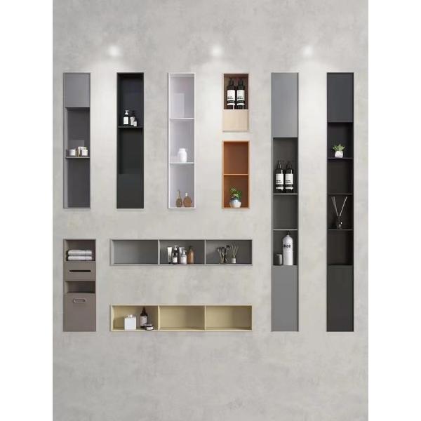 9 Inch Custom Size Shower Accessories Shelf Wall Niche Stainless Steel and Waterproof