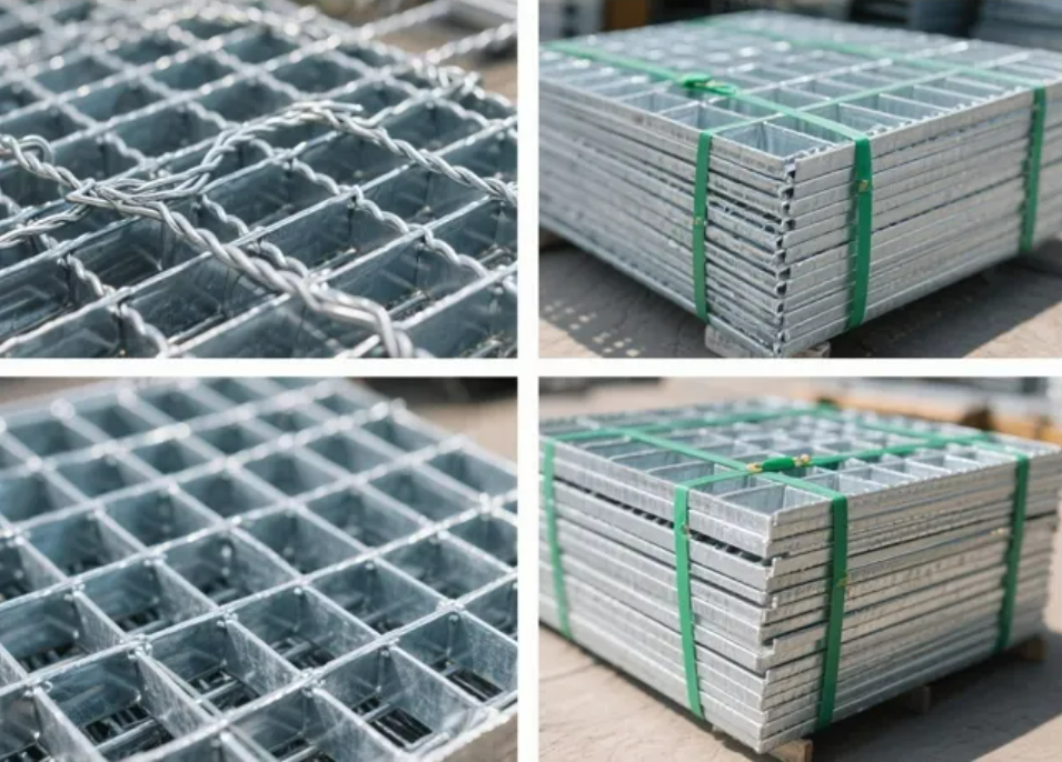 Galvanized Steel Grating Drain Cover with Customizable Sizes Slip-Resistant Surface and Open Design