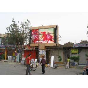 High Definition Outside LED Video Screen With 6500cd / sqm Brightness