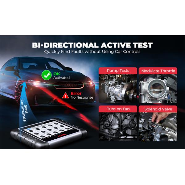 2024 Autel MaxiCOM MK808S-TS Bidirectional & TPMS Programming Relearn Tool with 28+ Special Functions AutoAuth for FCA S