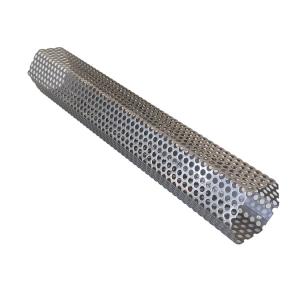 Balcony Perforated Mesh Panels , Perforated Wire Mesh Punching Round Hole