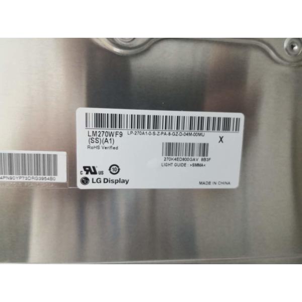 LM270WF9-SSA1 LG Display 27.0" 1920(RGB)×1080 400 cd/m² INDUSTRIAL LCD DISPLAY