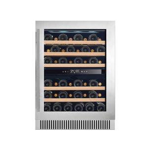 Air Cooling Bodega Red White Wine Cooler With Steel Wooden Shelves