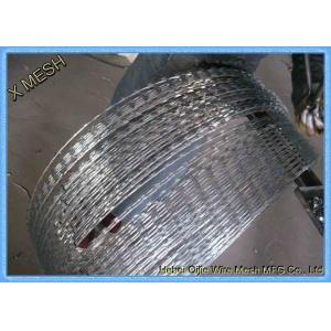 China BTO22 Type High Tensile Barbed Wire , Welded Barbed Concertina Wire 75*150mm on sale