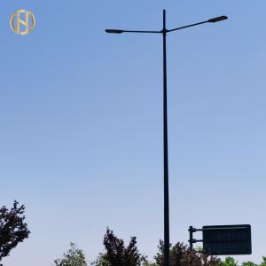 Q235B Q345B Hot Dip Galvanized Street Sign Pole