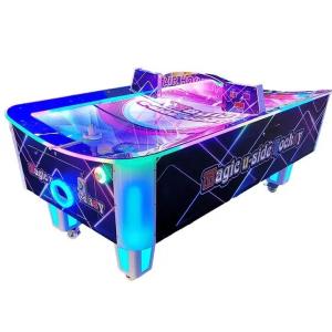 Quality Plastic Coin Operated Curved Arcade Air Hockey Table machine Video Games Simulator for sale
