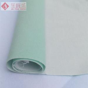 Cotton Backing Flocking Fabric , Light Blue Contemporary Upholstery Fabric