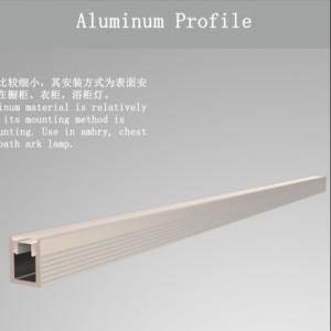Quality Small LED Aluminium Housing Profile Anodized W8mm*H9mm Surface Mounted for sale