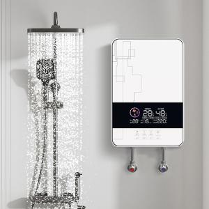 Quality Hotel Electric Mini Tankless Shower Water Heater 7000W Wall Mounted for sale