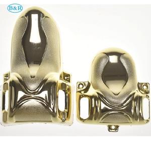 Max Lift 300kg Casket Corner Decoration Plastic Coffin Ornaments Light Gold