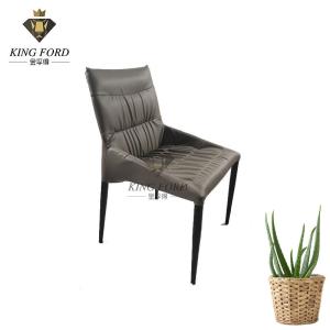 China Antique Design Restaurant Comfy Leather Dining Chairs 7kgs on sale