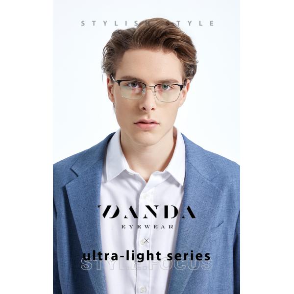 OEM Titanium Frame Glasses Anti Allerg Corrosion Resistant For Men