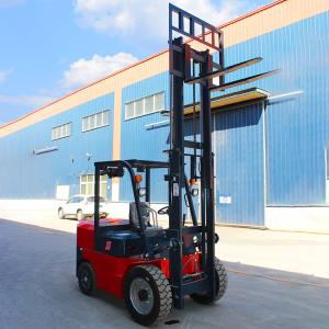 Free Shipping 1.5Ton 3Ton 4X4 4Wd Diesel Outdoor All Rough Terrain 3 Stage Mast