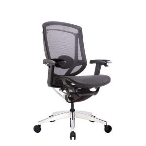 Adjustable Headrest With 4D Arms Tilt Function Lumbar Support And PU Wheels