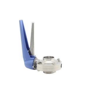 Sanitary SS 316L DN250 Tri Clamp Hygienic Butterfly Valve