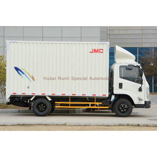 4x2 JMC Single Cabin Small Light Van Truck 3Tons 5Tons Closed Box Truck Best Price For Sales