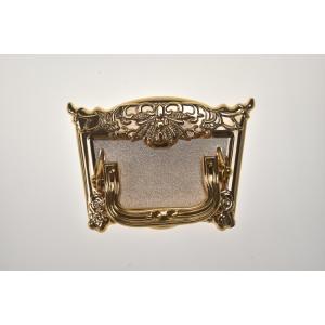 Luxury Design Plastic Coffin Handles Gold Plating OEM / ODM Acceptable