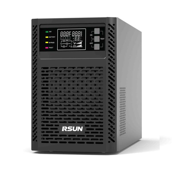 1KVA 1KW Online UPS For Computer Long Backup Type LCD On Line Double Conversion