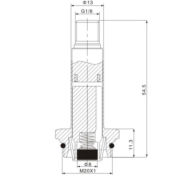 Stainless Steel Air Suspension Solenoid Valve Kit Armature Plunger Assembly